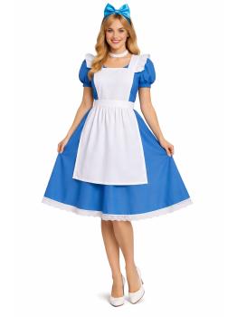 Fantasia de Alice no País das Maravilhas para Adultos (Preço Acessível)