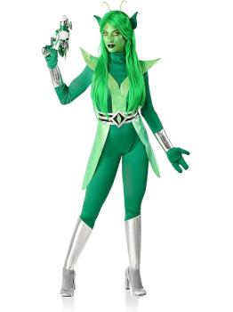 Fantasia de Alienígena Verde Adulto