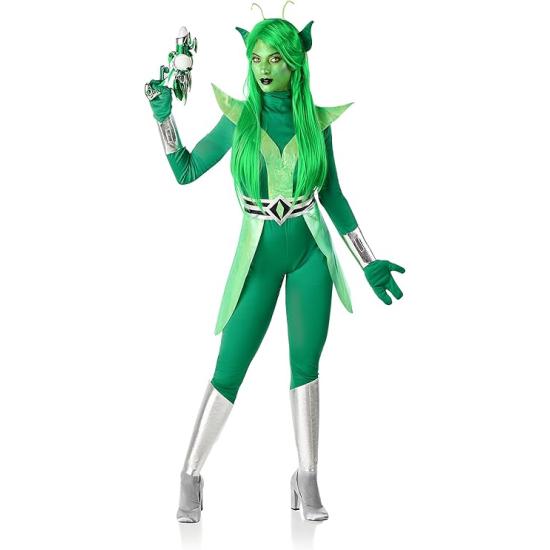 Fantasia de Alienígena Verde Adulto