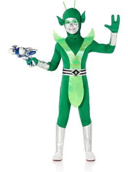 Fantasia infantil de alienígena verde
