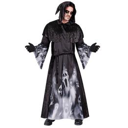 Fantasia de Screaming Souls para Homem – Túnica com Capuz, Capa e Cinto