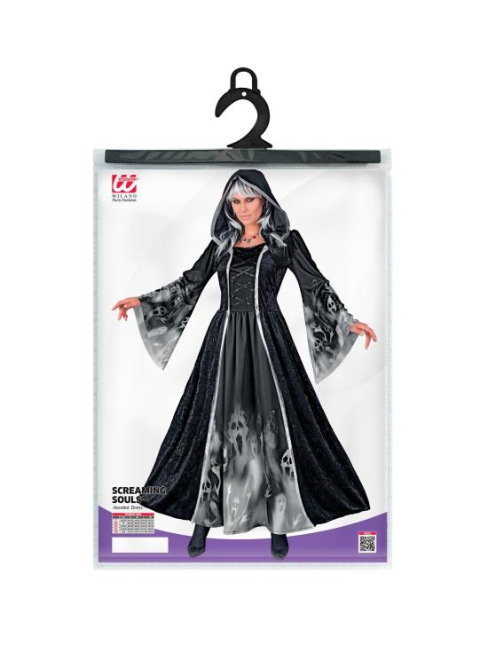 Fantasia de Screaming Souls para mulheres – Vestido com capuz