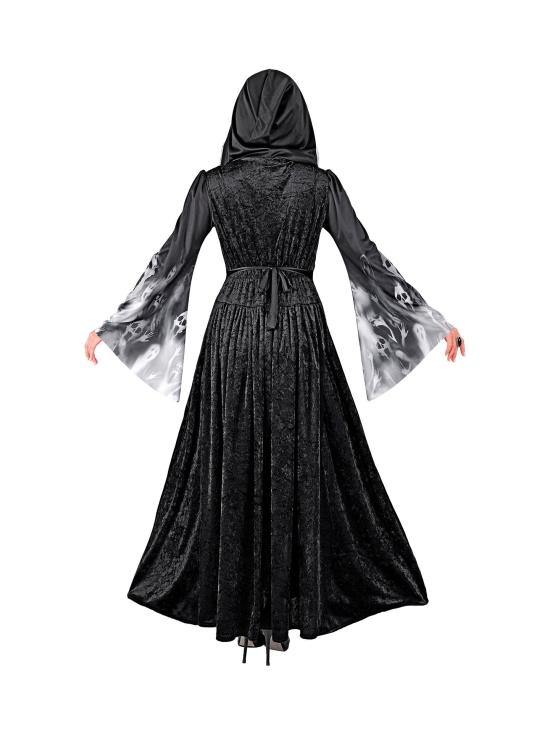 Fantasia de Screaming Souls para mulheres – Vestido com capuz