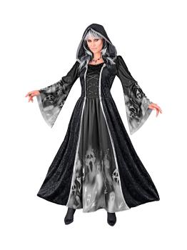 Fantasia de Screaming Souls para mulheres – Vestido com capuz
