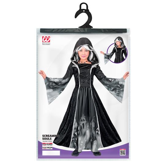 Fantasia de Screaming Souls para Meninas – Vestido com Capuz