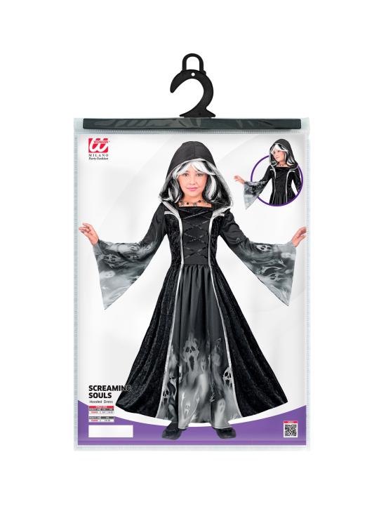 Fantasia de Screaming Souls para Meninas – Vestido com Capuz