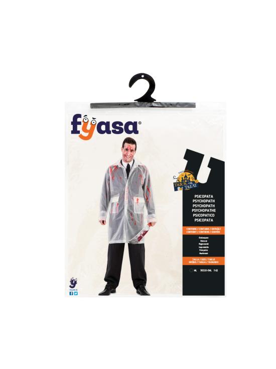 Fantasia de Psicopata Americano para Homens, Tamanho M/G | Halloween