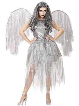 Fantasia adulta de anjo negro