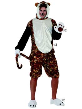 Fato de tigre de bengala adulto