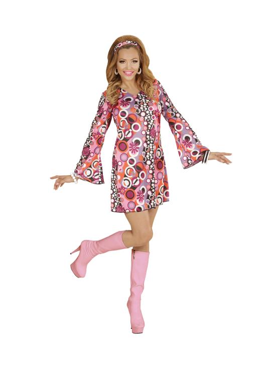 Fantasia de garota fashion dos anos 70