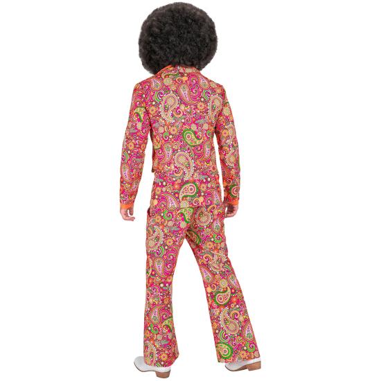 Fantasia Disco Mandala Fúcsia Anos 70 para Adultos