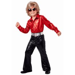 Fantasia Disco dos anos 70 para meninos