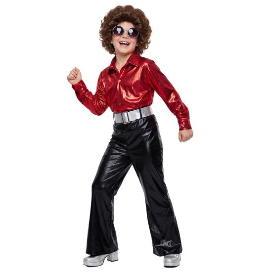 Fantasia Disco dos anos 70 para meninos