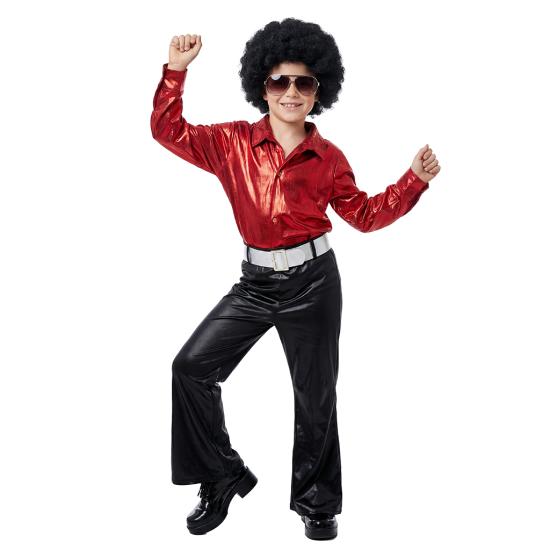 Fantasia Disco dos anos 70 para meninos