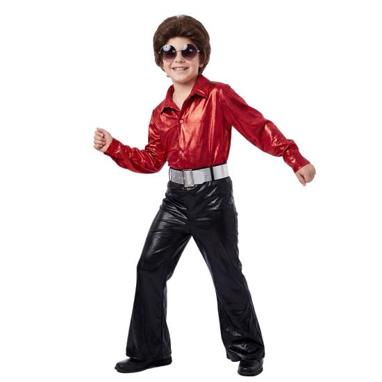 Fantasia Disco dos anos 70 para meninos