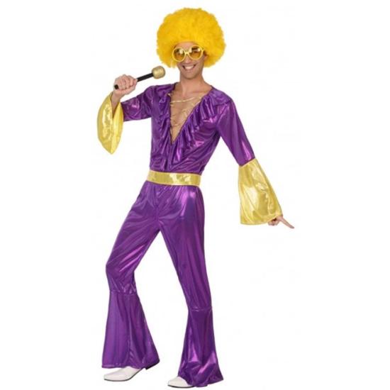 Fato de Disco King of the Track dos anos 70 para homem Fato de Disco King of the Track dos anos 70 para homem