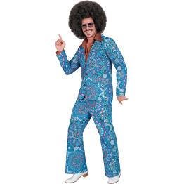 Fantasia de Mandalas "Rei da Pista de Dança" dos Anos 70 para Adultos