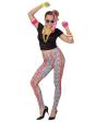 Fantasia de Rainha da Pista de Dança dos Anos 80 para Adultos