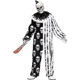Fantasia de Circo Assassino Arlequim para Adultos