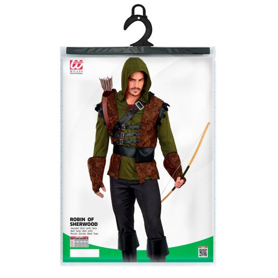 Fantasia de Arqueiro Robin Hood tamanho adulto Fantasia de Arqueiro Robin Hood tamanho adulto