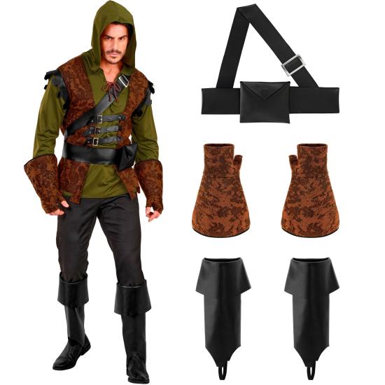 Fantasia de Arqueiro Robin Hood tamanho adulto Fantasia de Arqueiro Robin Hood tamanho adulto
