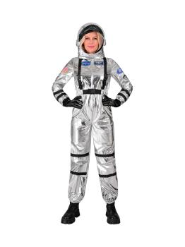 Fantasia prateada de missão espacial surpreendente para mulheres