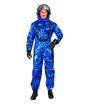 Fantasia de astronauta colonizador azul para adultos