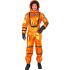 Fantasia de Astronauta Colonizadora para Adultos na Cor Laranja