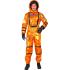 Fantasia de Astronauta Colonizadora para Adultos na Cor Laranja
