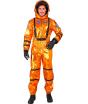 Fantasia de Astronauta Colonizadora para Adultos na Cor Laranja