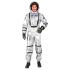 Fantasia de astronauta colonizador prateado para adultos