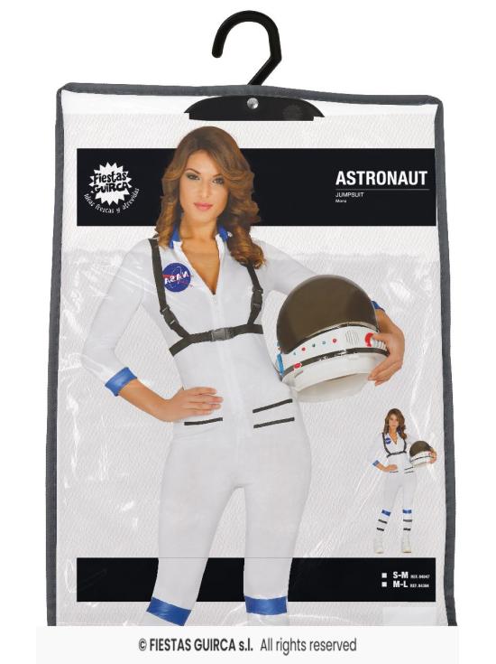 Fato de astronauta da NASA para mulher