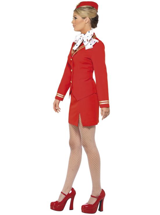 Fato de aeromoça britânica para mulher
