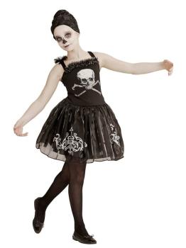 Fantasia infantil de dançarina de balé da morte