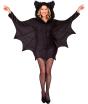 Fantasia de Morcego – Vestido de Morcego com Capuz e Asas para Mulher