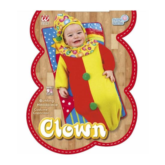 Fato de palhaço para bebé 1-9 meses