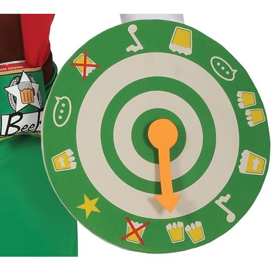 Fantasia de homem cerveja verde tamanho adulto