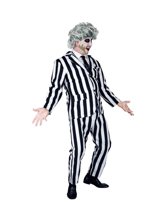 Fato de Bitelchus ou Gomez Addams para adulto