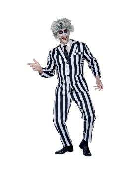 Fato de Bitelchus ou Gomez Addams para adulto