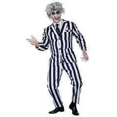 Fato de Bitelchus ou Gomez Addams para adulto