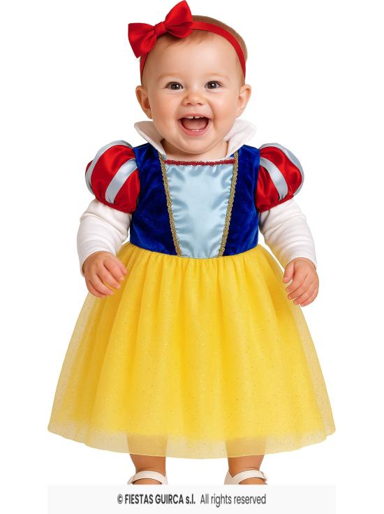 Fantasia de Branca de Neve para Bebê