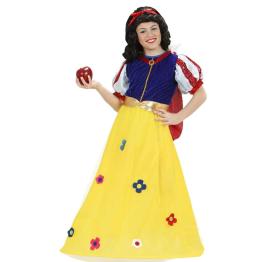 Fantasia de Floresta Branca de Neve.menina