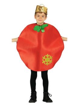 Fantasia de bola de natal tamanho infantil