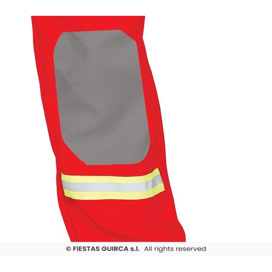 Fantasia de bombeiro bombeiro tamanho infantil