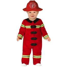 Fantasia de bombeiro para bebê