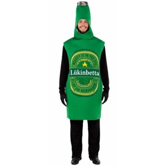 Fantasia de garrafa de cerveja tamanho único ** Fantasia de garrafa de cerveja tamanho único **