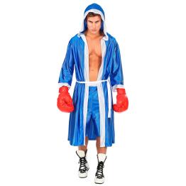 Fato de boxer azul tamanho adulto
