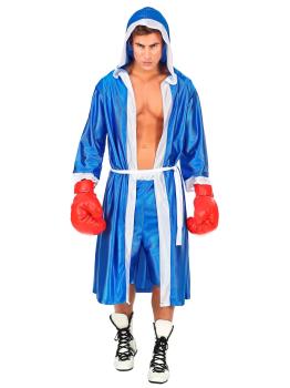 Fato de boxer azul tamanho adulto