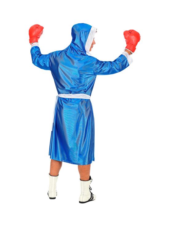Fato de boxer azul tamanho adulto