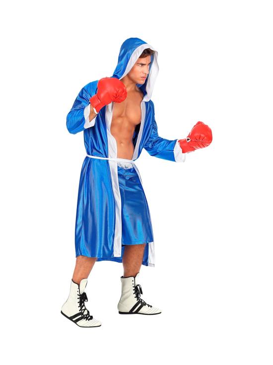 Fato de boxer azul tamanho adulto